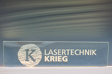 Lasertechnik Krieg Glas