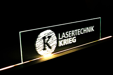 Lasertechnik Krieg Glas